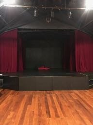 Stage at Red Door Theatre Nelson